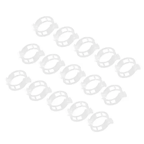 Produktbild: VICASKY 200stücke Pflanzenstützclips Für Gemüsepflanzen Plastikklammern Für Tomaten Gurken Und Kletterpflanzen Unterstützung Für Gesundes Aufrechtes Wachstum