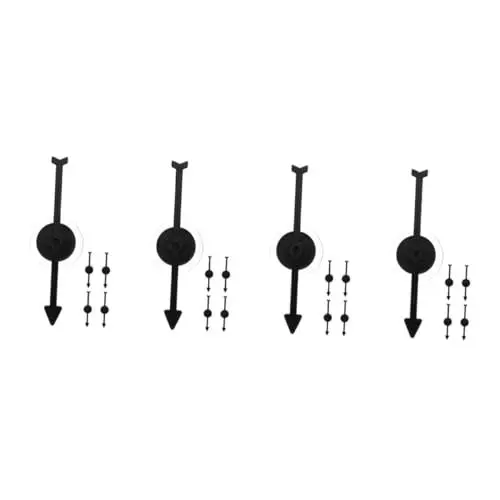 Produktbild: VICASKY 20 STK Spielradzeiger Zubehör für Plattenspieler Brettspiel rotierende Pfeile Ersatz für Brettspiel- Spielzeug drehteller Spiel Pfeile Spiel Plastik Black