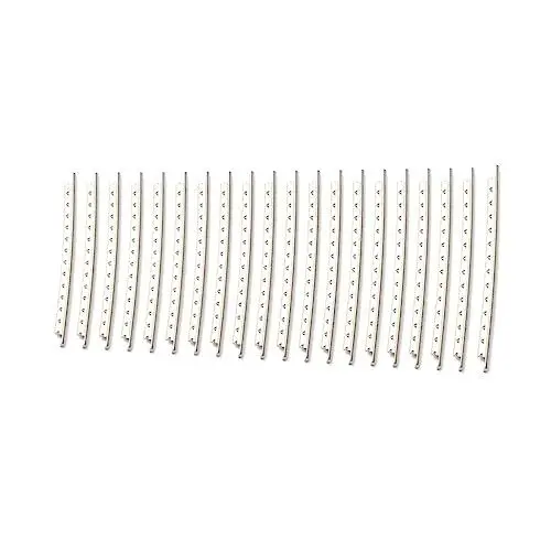 Produktbild: VICASKY 20 Bund Gitarre Bunddraht Set 2 0mm Breite Silber Kupfer-nickel Legierung Bass Gitarre Zubehör