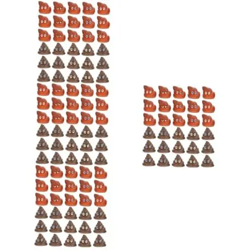 Produktbild: VICASKY 240 STK Poop-Spielzeug Mini-Spielzeug Überraschungsspielzeug Gefälligkeiten hühner Spielzeug gieskanne kinderspielzeug Poop streich Spielzeug gefälschtes Kotspielzeug PVC