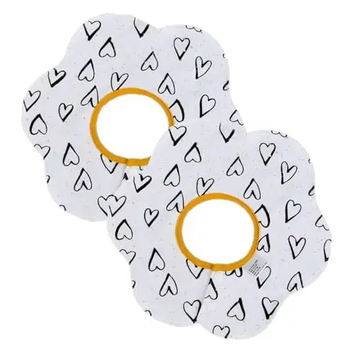 Produktbild: VICASKY 2St Lätzchen Zahnungsbandana -Sabber-Handtuch Babywaschlappen für Neugeborene -Turban miederstäbchen bibs de lux Babyhandtücher Schutzlatz neugeborene liefert Baumwolle