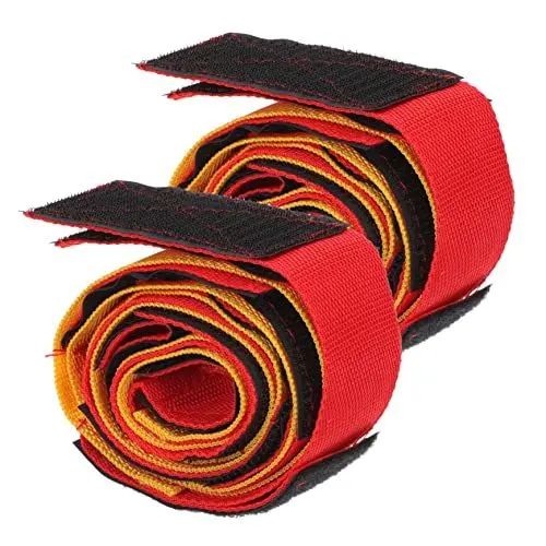 Produktbild: VICASKY 2St Requisiten für Bein wettbewerbe Beinbindungen für Rennen Beingeschirr Beinbänder teambuilding Spiele Outdoor Sport Spielzubehör Beinschlaufen in leuchtenden Farben Polyester