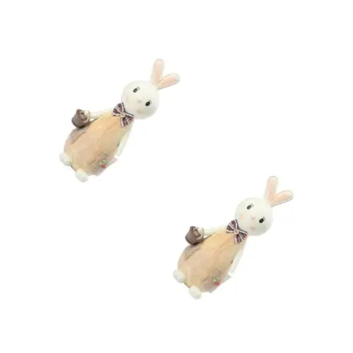 Produktbild: VICASKY 2St Sparschwein Maschine Geld wiederverwendbar Hase Kleinkinder Zinn pfandflaschen aufbewahrung Münzglas Sparbüchse für Münzbehälter Münzen Spardose Glas wechseln Harz Brown