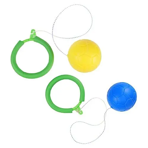 Produktbild: VICASKY 2St Sprungring Sprungball Springring für Kinder Spielzeug Kinder fitnessgeräte Cardio Springseil Springender Ring Single-Foot-Shot-Ball Sport Flummi Hyun-Tanz PVC
