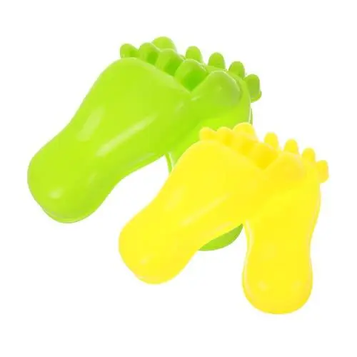 Produktbild: VICASKY 2 Paar Strand-Fußabdruck-Spielzeug strandspielzeug Outdoor Spielzeug Kinder Spielzeug sandspielzeug Sandbausatz Sandformen Sandkastenspielzeug aus Kunststoff Plastik