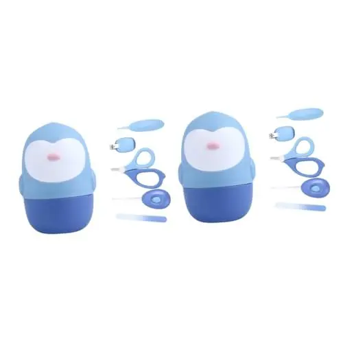 Produktbild: VICASKY 2 Sätze Nagelscheren-Set nagelschere -nagelschere Newborn nail care set -Maniküre-Set Nagelknipser für Neugeborene Babyanzüge -Pediküre-Set Babypflegeset Edelstahl