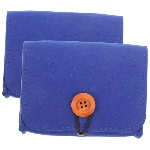 Produktbild: VICASKY 2 Stück Aufbewahrungsbeutel Für Ätherische Öle Diffusor Für Ätherische Öle Fischöl Öldiffusor Ätherische Öle Pillenorganisator Ätherisches Zitronenöl Ätherisches Patschuliöl Vlies
