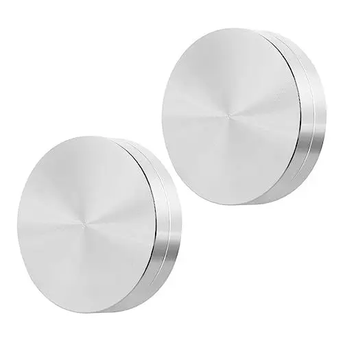 Produktbild: VICASKY 2 Stück Drehbare Tischlager für Kuchenständer Aluminium Drehteller mit Doppelten Kugellagern für Torten Glastische Tv Monitore und