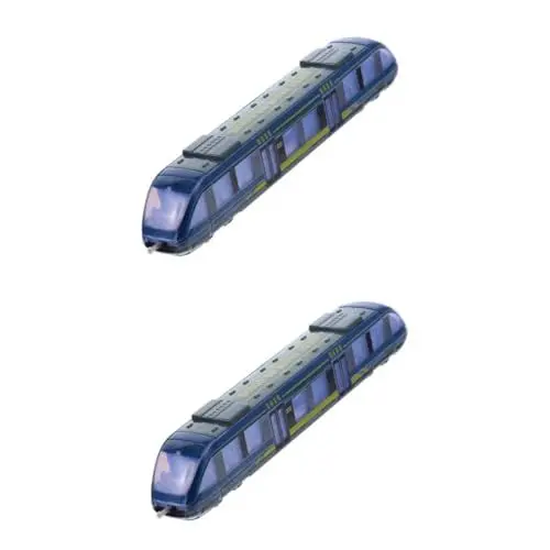 Produktbild: VICASKY 2 Stück Eisenbahnspielzeug Kleine Spielzeuge Für Kinder Spielzeugeisenbahnen Für Jungen Im Alter Von 4–7 Jahren Kleine Kinderspielzeuge Mini Zugspielzeuge Für Kinder