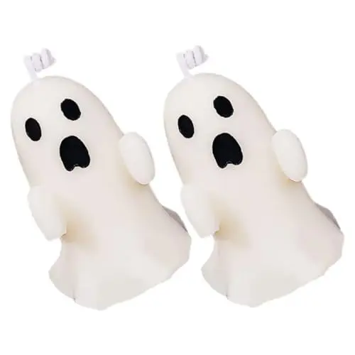 Produktbild: VICASKY Süße Geisterkerzen für Halloween- 2 Stück Duftende Raumdekoration Tischkerze