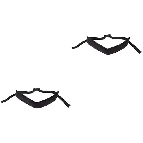 Produktbild: VICASKY 2st Universalstuhlgurt Für Kleinkinder Kinderhochstuhl Babysichere Gurte Verstellbarer Hochstuhlgurt Universelle Hochstuhlgurte Für Babys Tragbarer Hochstuhl Für Babys Black Stoff