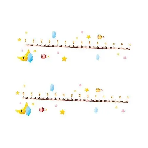 Produktbild: VICASKY Abnehmbares Pvc-baby-wanddeko-wachstumsdiagramm-aufkleberset Wandtattoo Höhe für Jungen- und Mädchenzimmer Deckenaufkleber für Jungen- und Mädchenzimmer