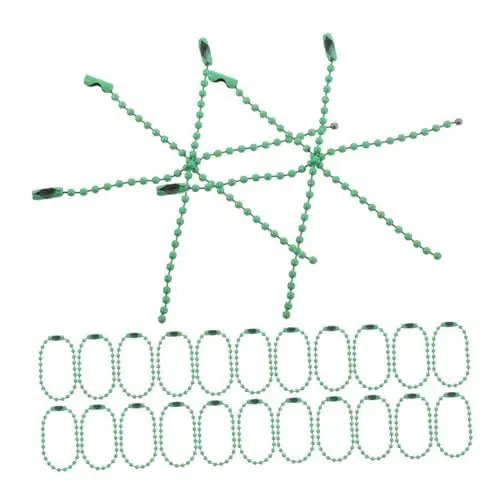Produktbild: VICASKY 30st Mini-Halskette Puppenketten Puppen Mini-schmuck Puppen Halskette Spielzeug Halskette Für Puppen Halskette Mit Puppenkette Puppen-Halskette Kette Mini Green Plastik