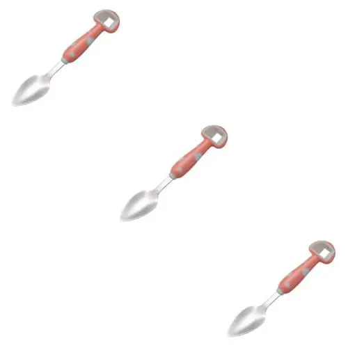 Produktbild: VICASKY 3St Löffel pürieren Babylöffel Eislöffel Fruchtschäler Espressolöffel Gurkenschäler babybrei schüssel breilöffel Babybrei Esslöffel schöner Löffel aus Edelstahl Püreelöffel