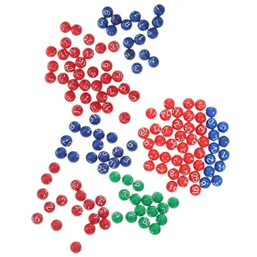 Produktbild: VICASKY 3 Packungen Ball Der Lotteriemaschine Clue-Escape-Spiel Elektronische Bingomaschine Mit Kugeln Elektrisch Mini-Pong-bälle Bloodborne-brettspiel Sphäre Partybälle Spielbälle Plastik