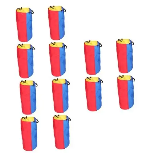 Produktbild: VICASKY 3 Sätze Känguru-sprungsack Carnival Games Outdoorspielzeug Outdor Renntaschen Kleine Sitzsäcke Zum Werfen Spiele Für Draussen Kartoffelsack-rennspiel Stoff 4 Stück * 3