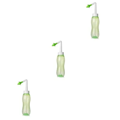 Produktbild: VICASKY 3 Stk Nasenspülreiniger nasenspray irrigation nasenspülungen Nasenreinigungsbürste Nasenspülflasche Waschflasche zur nasenspülung Nasenreiniger Flasche