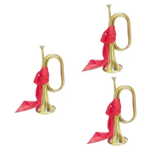 Produktbild: VICASKY 3 Stück Signalhorn Trompete Bühnenaufführungsinstrument Musikinstrument Für Teenager Horninstrument Musikinstrument Für Teenager Musikinstrumente Musikinstrument Für