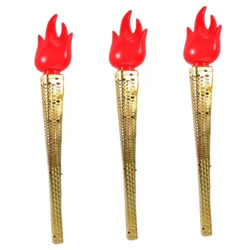 Produktbild: VICASKY 3 Stücke Nette Jungen Und Mädchen Taschenlampe Spielzeug Kunststoff Simulation Spielzeug Für Sport Treffen Outdoor Camping Halloween Dekoration