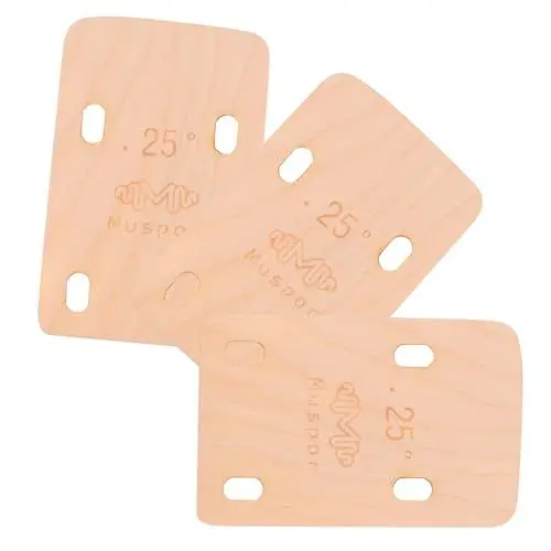 Produktbild: VICASKY 3st Abstandshalter Für Bassgitarre Bass-pickguard-material Blanker Furnierkopf Gitarrenfurnier Ersatz Ersatzteile Für Gitarren Gitarren-unterlegscheiben Gitarrenzubehör Holz Beige