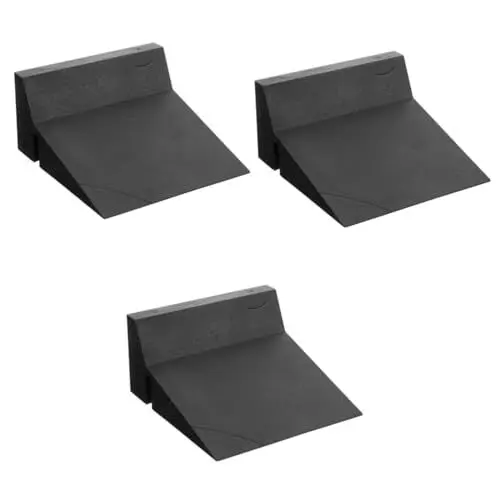 Produktbild: VICASKY 3st Finger-Skateboard-zubehör Griffbretthindernis Skateboardrampe Für Kinder Fingersportrampe Fingerboard-Park Skateboard-Park-Kits Kinder-Skateboard-Park-Teile Fingerpark Plastik