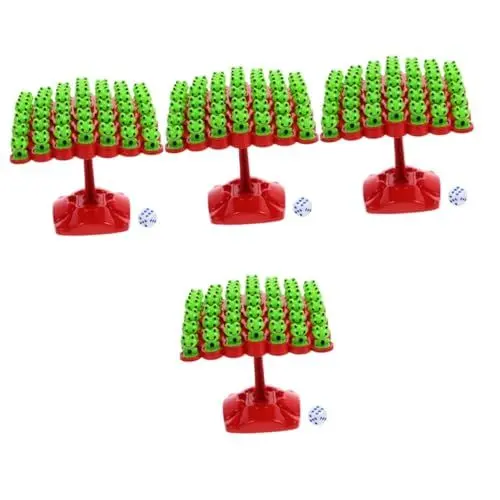 Produktbild: VICASKY 4 Sets Balancierspiel Desktop Spiel Kinder Balance Spielzeug Kinderbedarf Kinder Montessori Spielzeug Kinderspielzeug Kinder Desktop Balance Spiel Kinder Balance Block Spielzeug