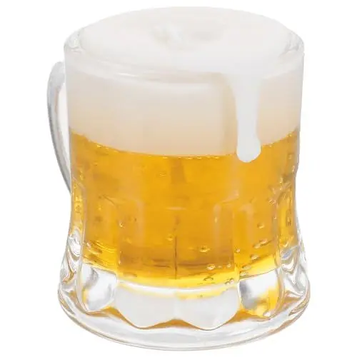 Produktbild: VICASKY 4 Stück Bierkrug Kerze Sojawachskerzen Duftkerzen Für Männer Mini Bier Tischdekoration Getränkegarnitur Geformte Kerzen Männer Blasenkerze Mini Weingläser Party
