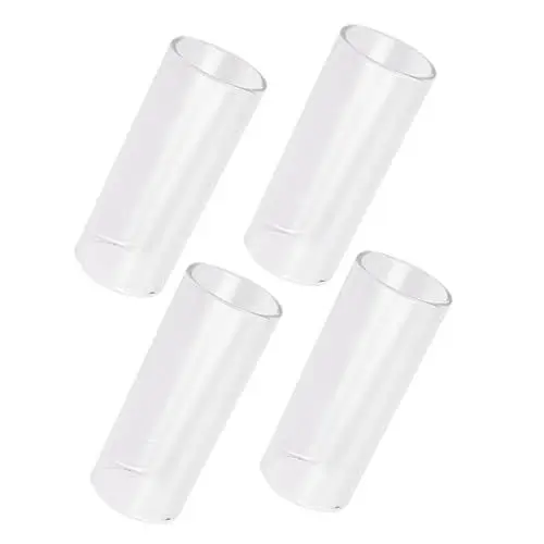 Produktbild: VICASKY Gitarren-slides Für Musikinstrumente 4 Stück Glas-slider Leicht Zu Tragen Sound