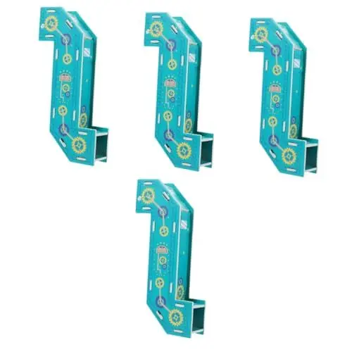 Produktbild: VICASKY 4 Teiliges Selbstgemachtes Teleskop Periskop Spielzeug Für Kinder Outdoor Spielset Kinderspielzeug Kinder Fernglas Optisches Experiment Requisiten Tragbares Periskop