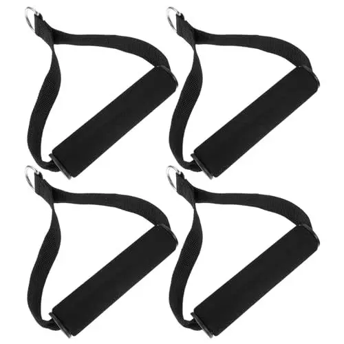 Produktbild: VICASKY 4stücke Übungsbändergriffe Fitnessgeräte-zubehör Trainingsgriff Fitnessgriff Für Widerstandsbänder Heimtrainer Abs Kern rutschfest Und Haltbar
