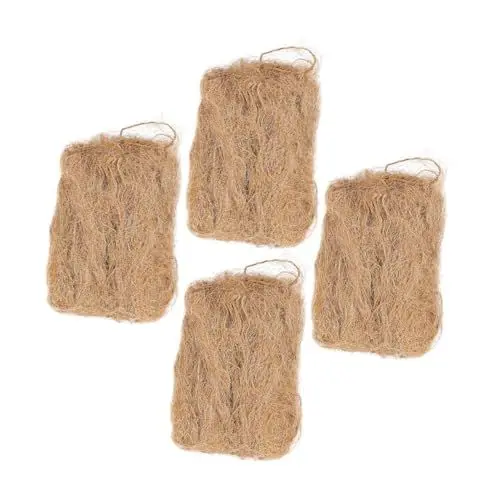 Produktbild: VICASKY 4taschen Beutel Natürliche Feuerstarter Jute Feueranzünder Outdoor Werkzeuge Für Camping Survival