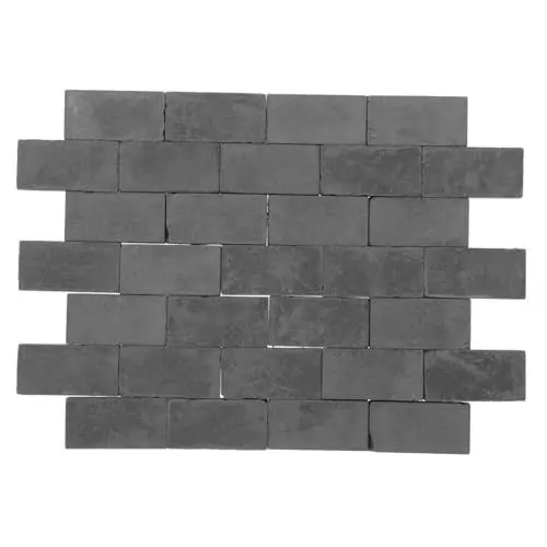 Produktbild: VICASKY 50 Stück Mini-Steine Mini Ziegelsteine Modellbau Simulationsziegel Puppenhaus Baumaterial Kinder bausteine DIY-Sandtisch-Ziegelmodelle Miniatur-Puppenhaus Mini-Wandziegel Ton Black