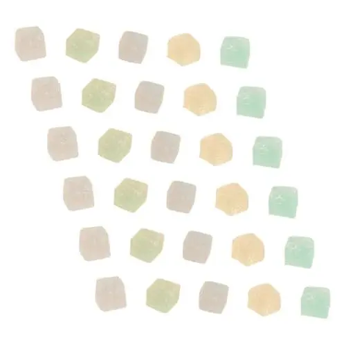 Produktbild: VICASKY 50 Stück Simuliertes Zuckerwürfelspielzeug Scrapbooking Anhänger Zum Basteln Künstliches Gummi Mini-Gummi Gefälschter Nachtisch Gefälschter Gummibärchen Zuckerperlen Plastik