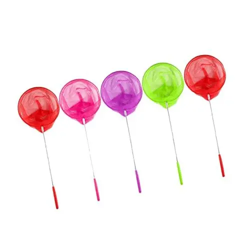 Produktbild: VICASKY 5St teleskopierbare Netze Fischernetze für Kinder kleines Fischnetz Kinder Netze Kinder spielset Fangnetz Netze fangen Teleskopnetz Spielzeug Insektennetze ausziehbare Fischernetze