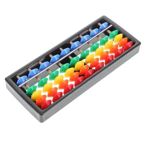 Produktbild: VICASKY Lernspielzeug Mathematik Arithmetik Mini Abakus Abakus Perlen Lehren Zählen Abakus Chinesischer Rechner