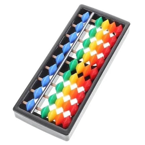 Produktbild: VICASKY 5 Farbabakus Retro-abakusfigur Mini-abakus Abakus-Tool Abakusperlen Desktop-abakus-Modell Mathematisches Soroban-abakus Abakus Für Säulenabakus Plastik