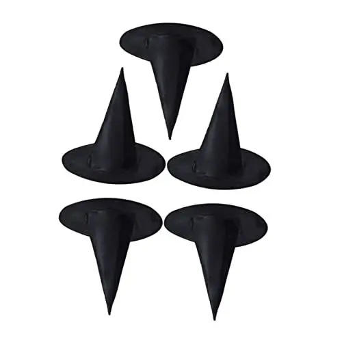 Produktbild: VICASKY 5pcs Hexenhut Oxford Tuch Halloween Hexenhüte für Festival Cosplay Rollen