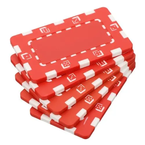 Produktbild: VICASKY 5pcs Bingo Spiel Poker Chips Nummeriert Set Poker Visier Bingo Marker Abs Material Glatte Kanten Nicht-grate Hause Nacht