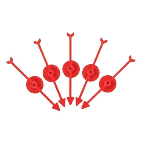 Produktbild: VICASKY 5st Rotierender Zeiger Aus Kunststoff Rotierende Saugspinner Pfeilspiel Spielzeiger Zubehör Für Plattenspieler Mathe-Spiel- Rotierende Pfeilspinner Spiel Pfeile Abs