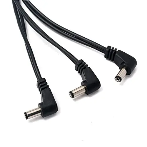 Produktbild: VICASKY 6 Wege Rechter Kabel Kupferdraht Gitarren Effektpedal Stromversorgung Splitter Adapter Für E Gitarre OD04