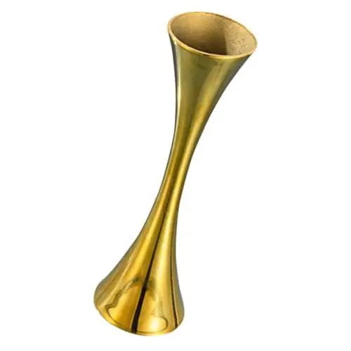 Produktbild: VICASKY Blumenvase Aus Metall Für Hochzeitsdekoration Tischdekoration Mit Runder Öffnung Stilvolle Vase Für Blumenarrangements