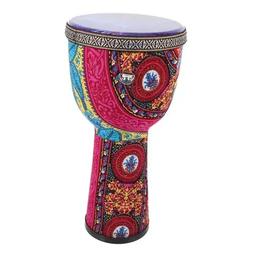 Produktbild: VICASKY Djembe-trommel Für Erwachsene Und Kinder 8 Zoll Handtrommel Tragbares Und Leicht Zu Spielendes Musikinstrument