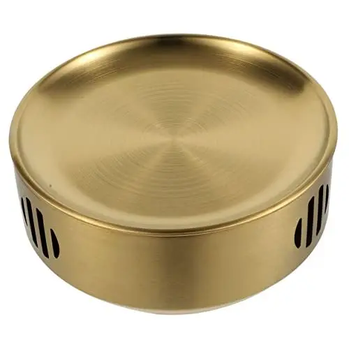 Produktbild: VICASKY Edelstahlgrill Doppel Gas Campingkocher Zusammenklappbar Tragbar Picknickkocher Flache Oberseite Grillofen Holzkohle Lebensmittelbrenner Herd Gitter Platte Topf