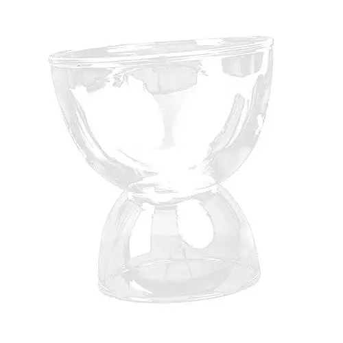 Produktbild: VICASKY Eisbecher aus Transparentes Dessertglas für Eiscreme Pudding und Cocktails Hochwertige Praktische Mehrzweckbecher Spülmaschinenfest und Sicher für Tisch für Feiern und Anlässe