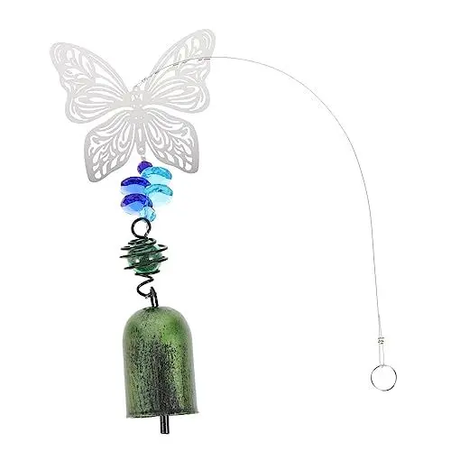 Produktbild: VICASKY Gartenwindspiele Aus Eisen Und Kristall Hängendes Windspiel Für Draußen Kompakte Für Balkon Und Garten Klare Glockenmelodie Im Wind