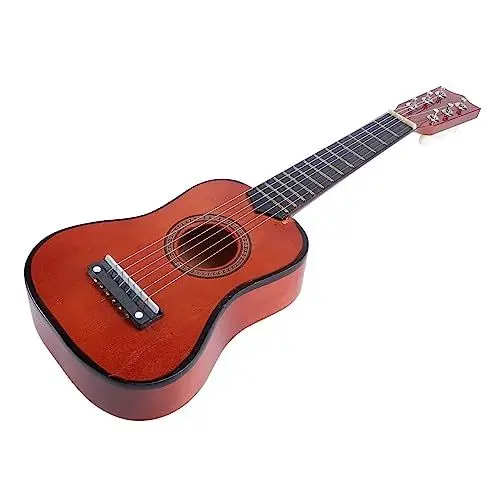 Produktbild: VICASKY Gitarren Für Einsteiger Student Gitarre Altmodisch Hölzern Westerngitarre Klassisches Mini Gitarre Musical Instrument für Anfänger und Einsteiger, Acoustic Guitar