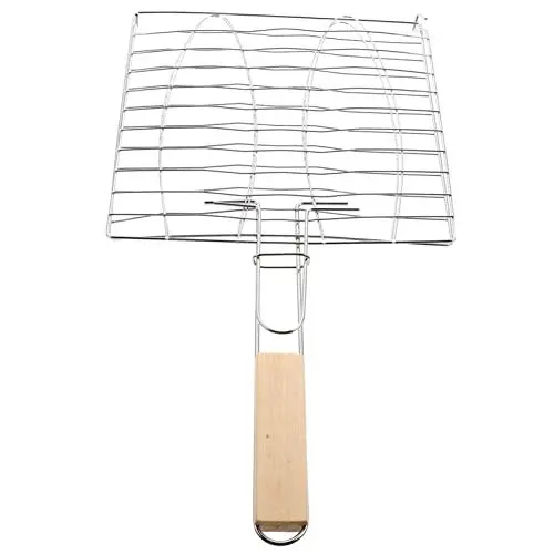 Produktbild: VICASKY Grillkorb für Gemüse und Fisch Robustes Grillrost mit Ergonomischem Griff Hochwertiges Grillzubehör für Bbq und Camping für Steak Fleisch und Gemüse Langlebiges Design für
