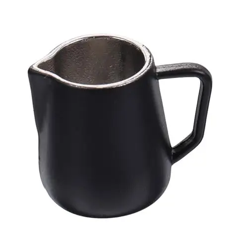 Produktbild: VICASKY Kaffee Latte Kanne Krugspender Instant Luftdampfer Verdampfter Becher Mini Sirup Becher Heizung Süßer Becher Flüssigkeitsbecher – Milchkännchen Wiederaufladbare Flasche