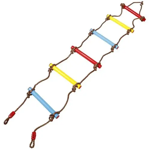 Produktbild: VICASKY Kinderleiter Outdoor-spielset Für Kinder Leiterseil Spielset-Leiter Schaukel Zubehör Outdoor Spielset Für Den Außenbereich Hängende Strickleiter Spielgeräte Im Freien Eisen