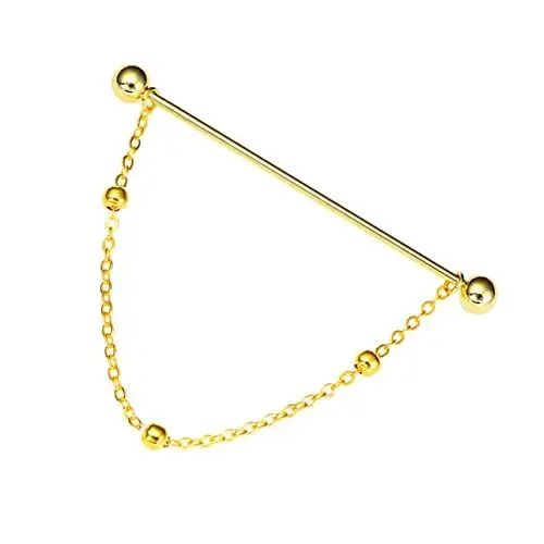 Produktbild: VICASKY Krawattennadel Für Herren Hemdkragen Brosche Herren Krawatte Kragensteg Mit Kette Kragenbrosche Für Herren Hemdkragennadel Mit Kette Krawattennadel Aus Stahl Mann Revers Klipp